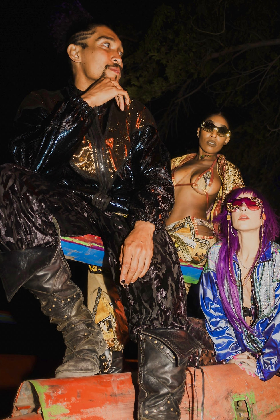 Thumbnail: Black Jaguar Unisex Joggers