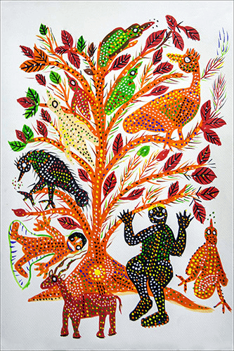 Gond Artwork Tribal Museum
