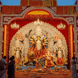 Discover the vibrant Durga Puja in Kolkata with our guide to 5 must-visit pandals. Experience the unique charm of Durga Puja in Kolkata!