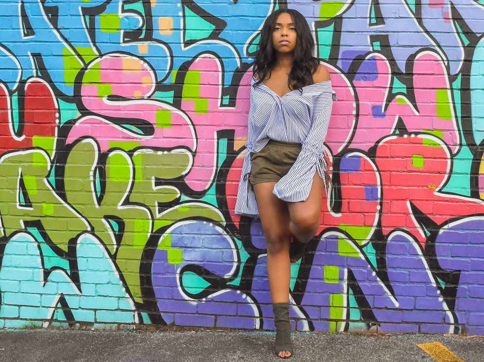TURNING BUTTON DOWNS INTO OFF-THE-SHOULDER SHIRTS!