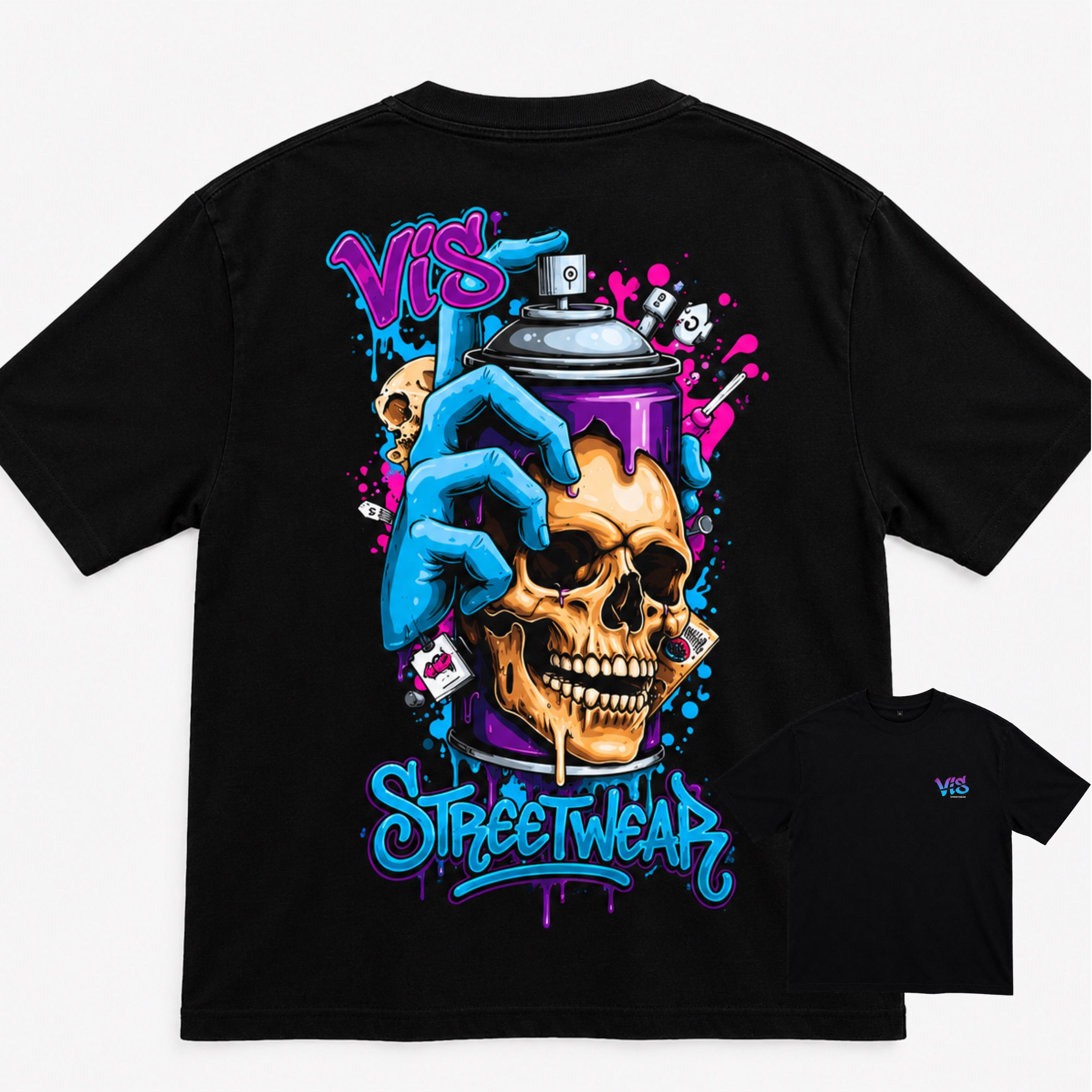 Camisa Oversized Caveira