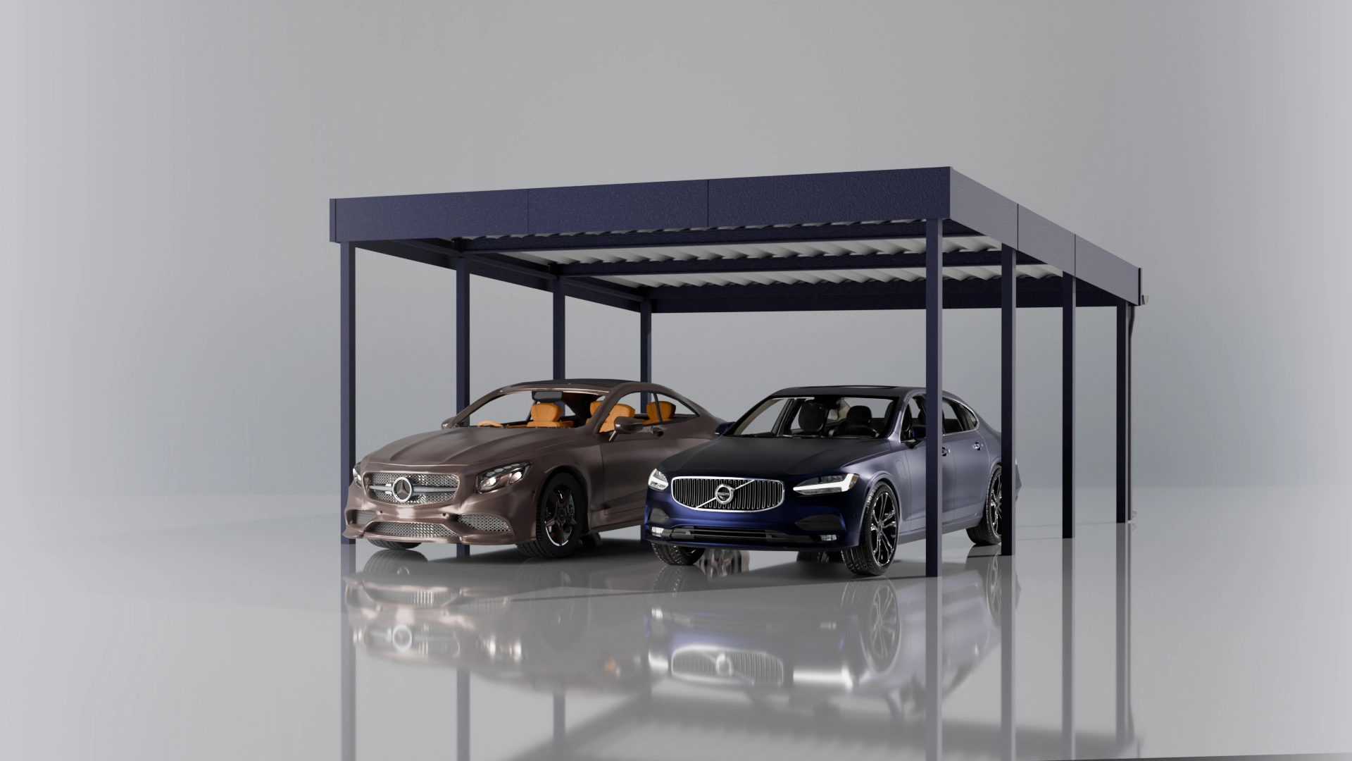 wiata garażowa carport 6x6