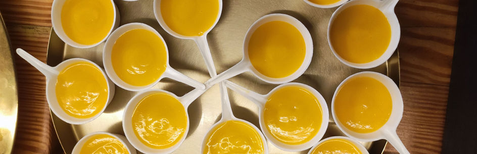 Verrines de mangues exotique traiteur africain Mami Wata Toulouse