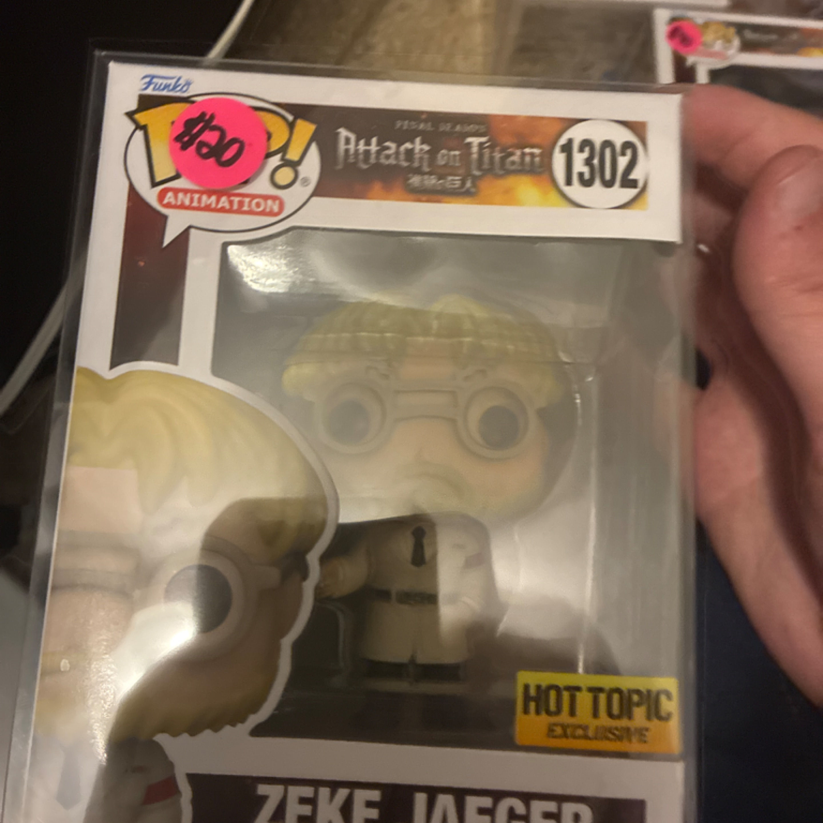 AOT Zeke Jaeger Funko Pop Hot Topic Exclusive #1302