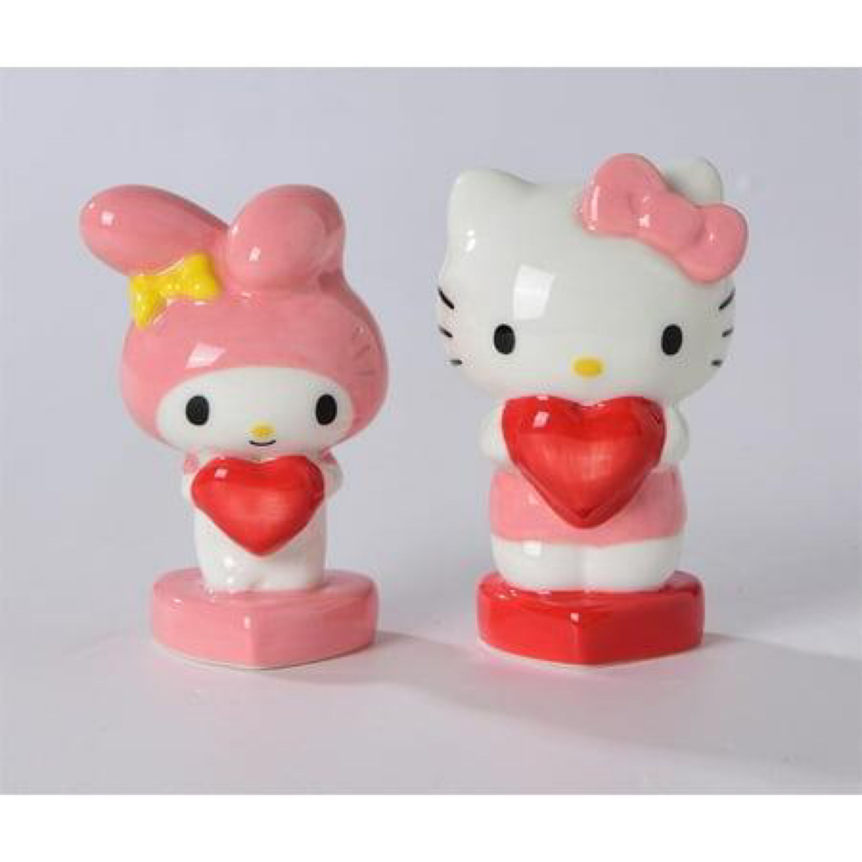 Blue Sky Clayworks Hello Kitty Salt and Pepper Shaker of 2 Inch Length