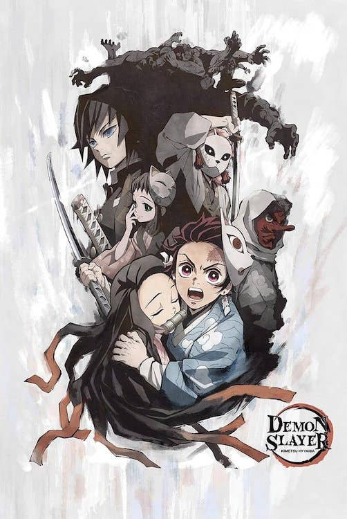 Demon Slayer Kimetsu Anime Poster Size 24X36