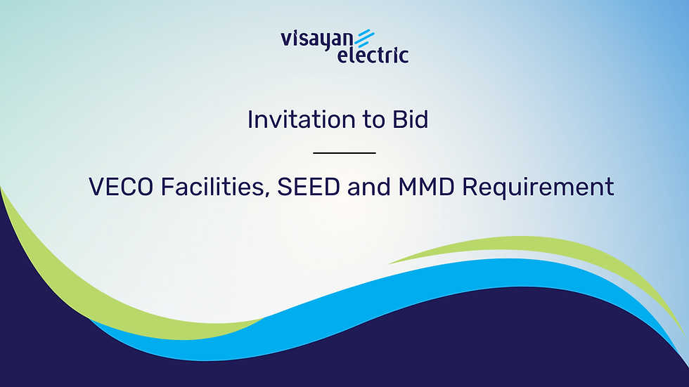VECO FACILITIES, SEED AND MMD REQUIREMENT