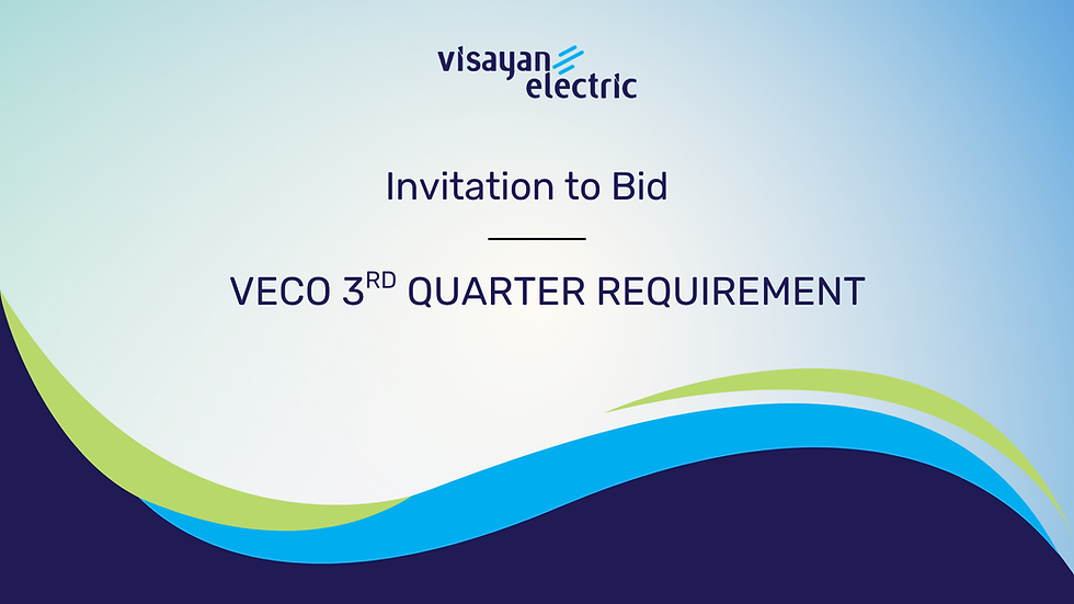 VECO 3RD QUARTER REQUIREMENT