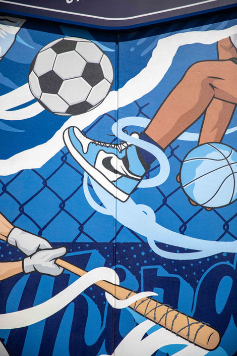 Varsity Cannington Mural Hartley