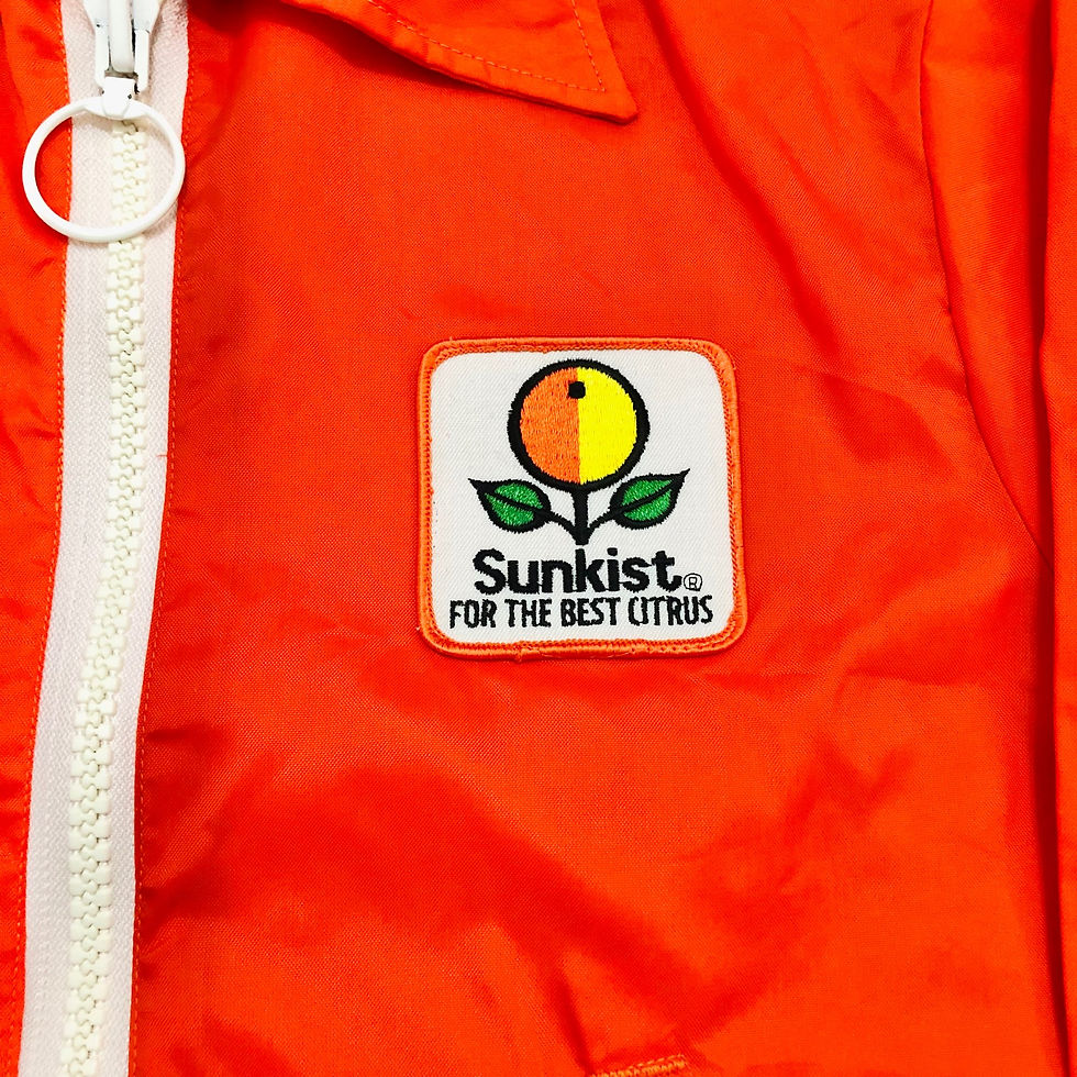 Miniatura: 70s Sunkist Orange Nylon Jacket / M