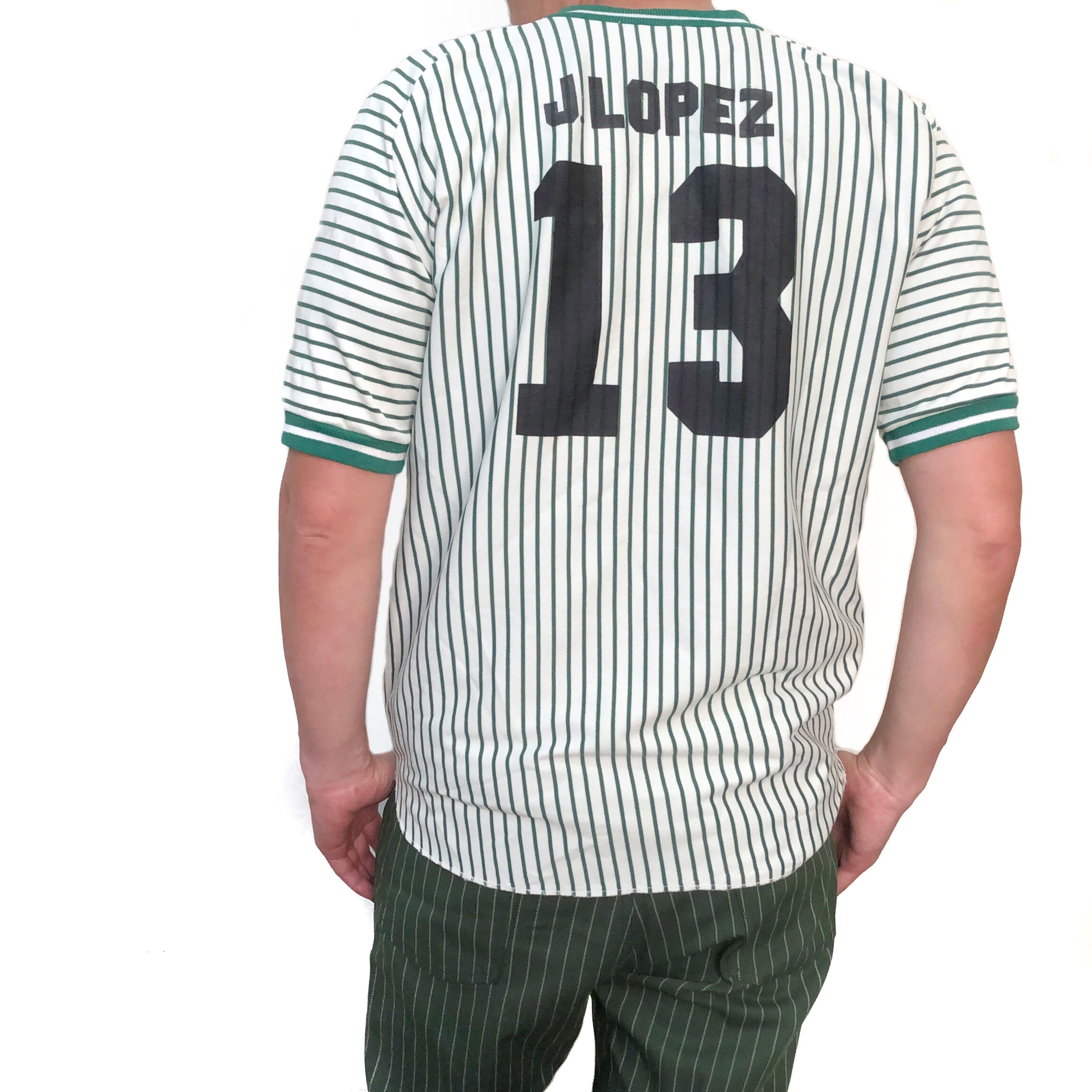 60-70s Stripe Base Ball Uniform / L