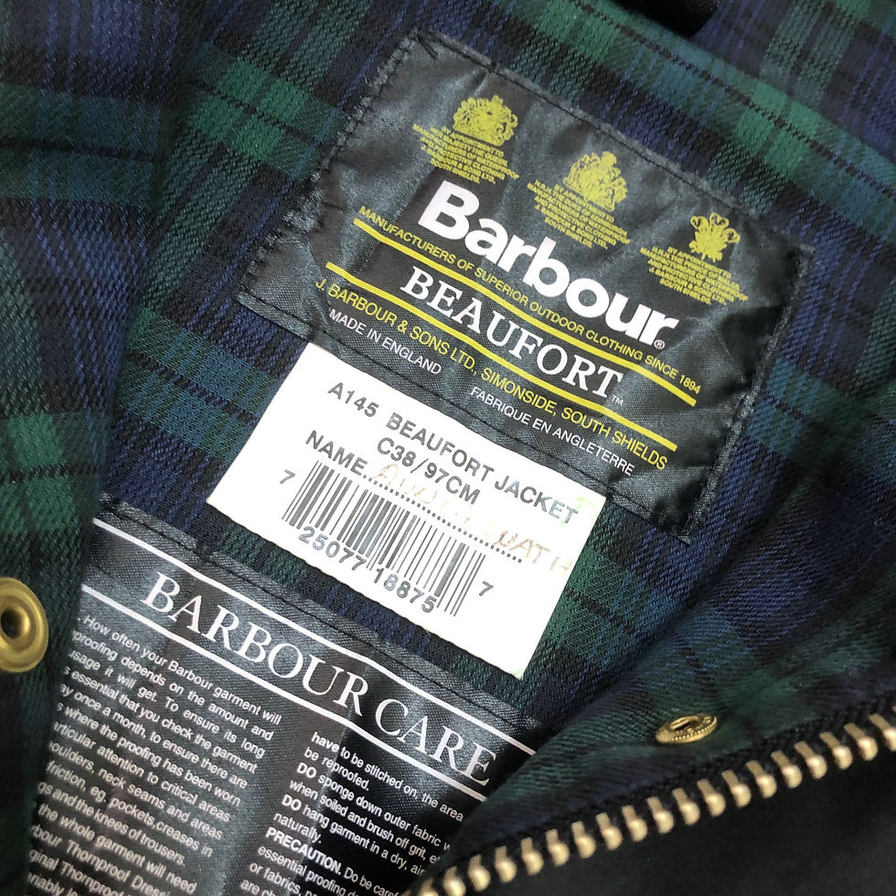 Miniatura: Barbour Corduroy Collar Waxed Beaufort Jacket / M