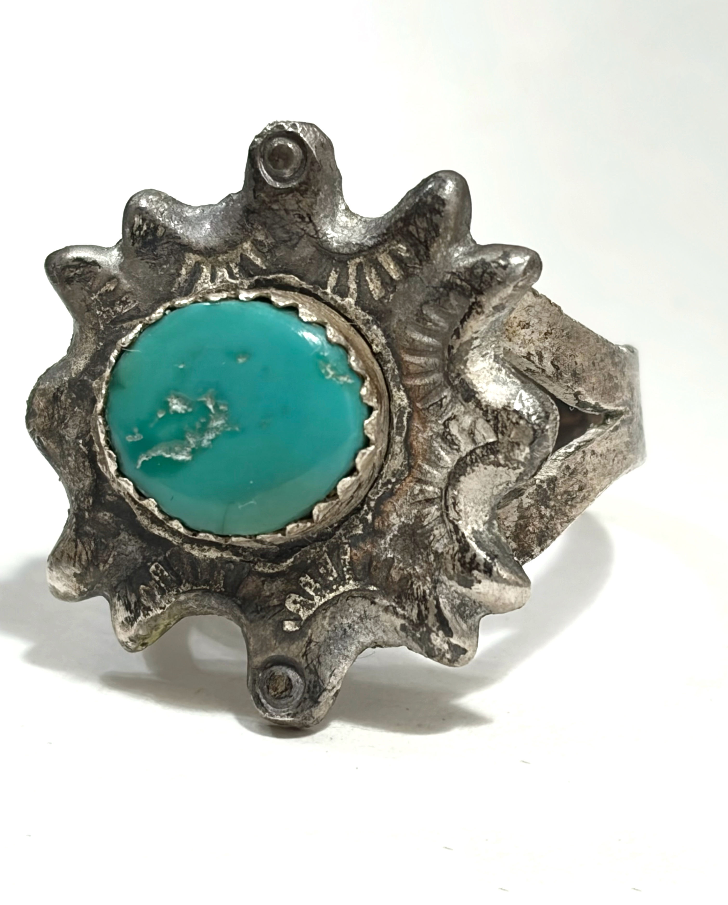  Navajo Turquoise Ring / 10