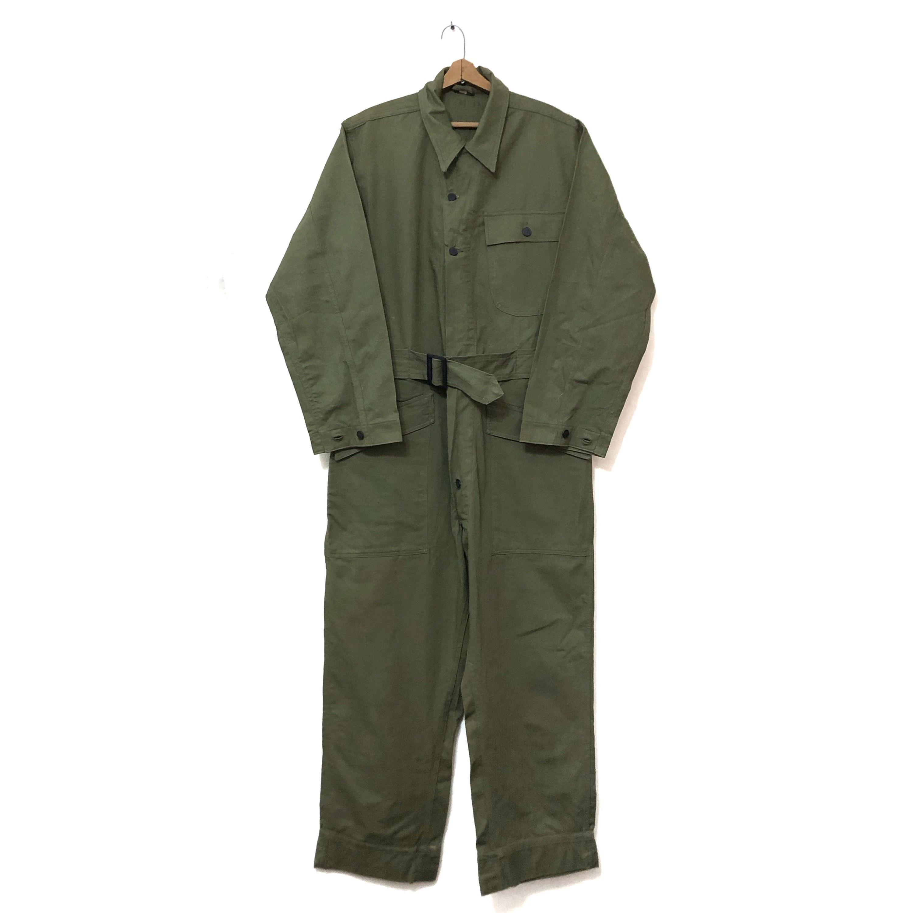 40s Dead Stock US Army HBT Coverall / L