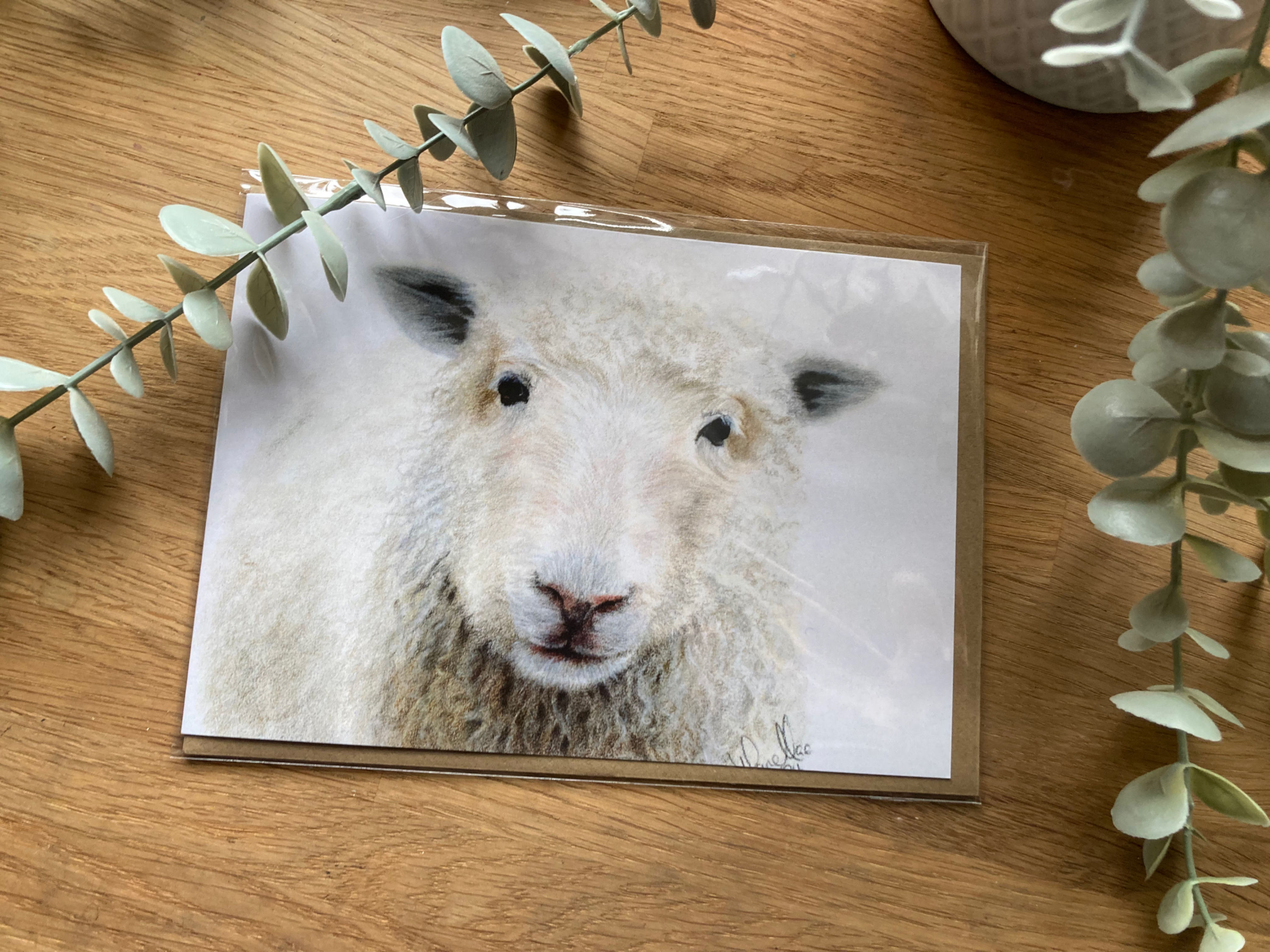 Hey Ewe Greetings Card