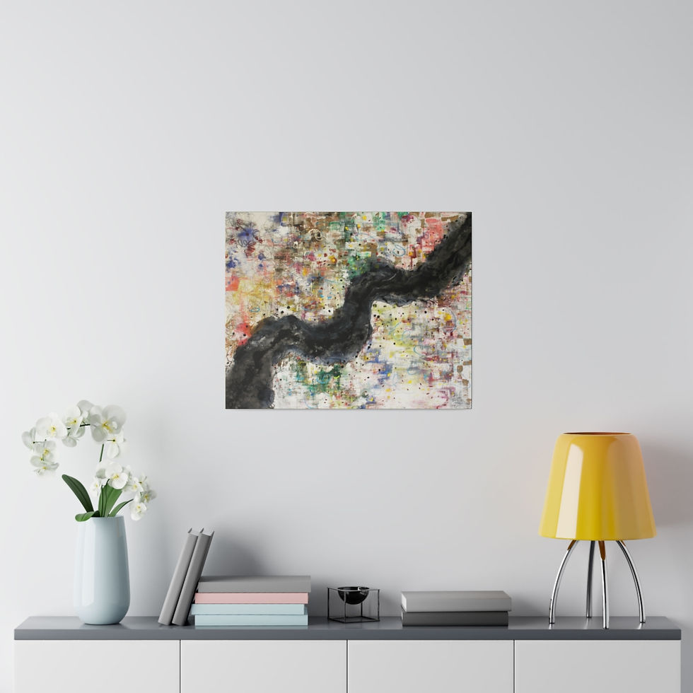 Thumbnail: "Force Majeur: Side A" - Matte Canvas, Stretched, 0.75"