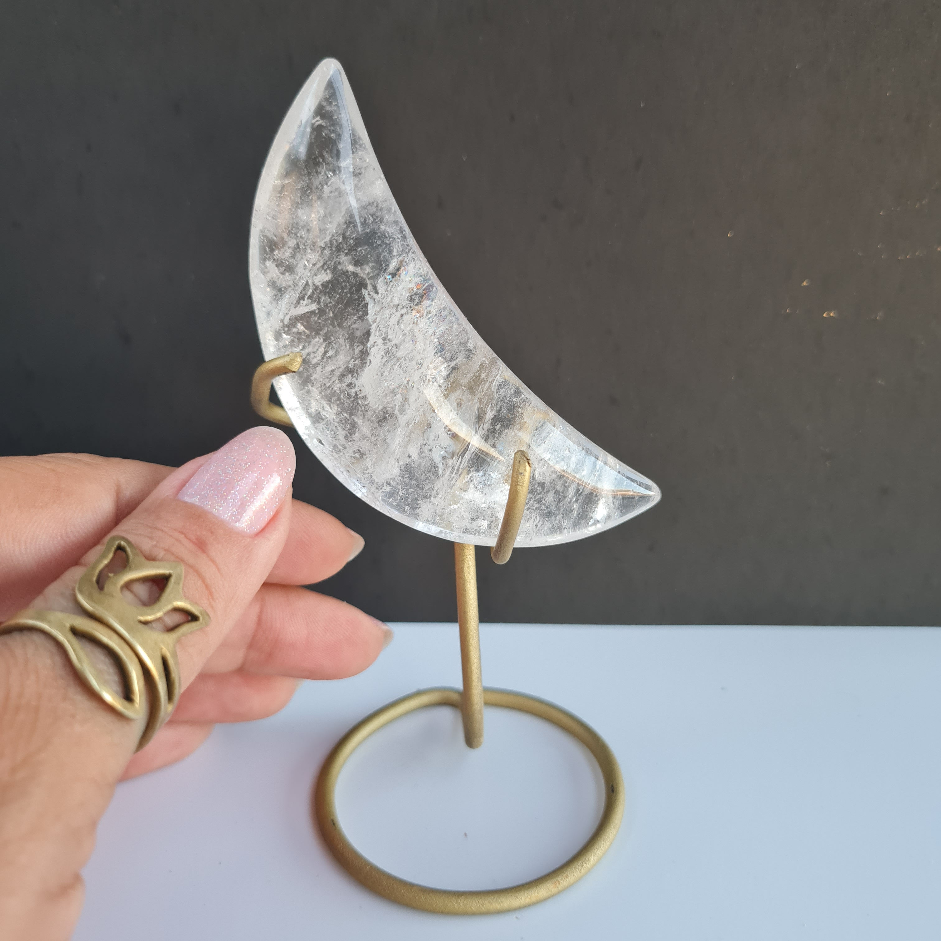 Lua de Quartzo Transparente 02