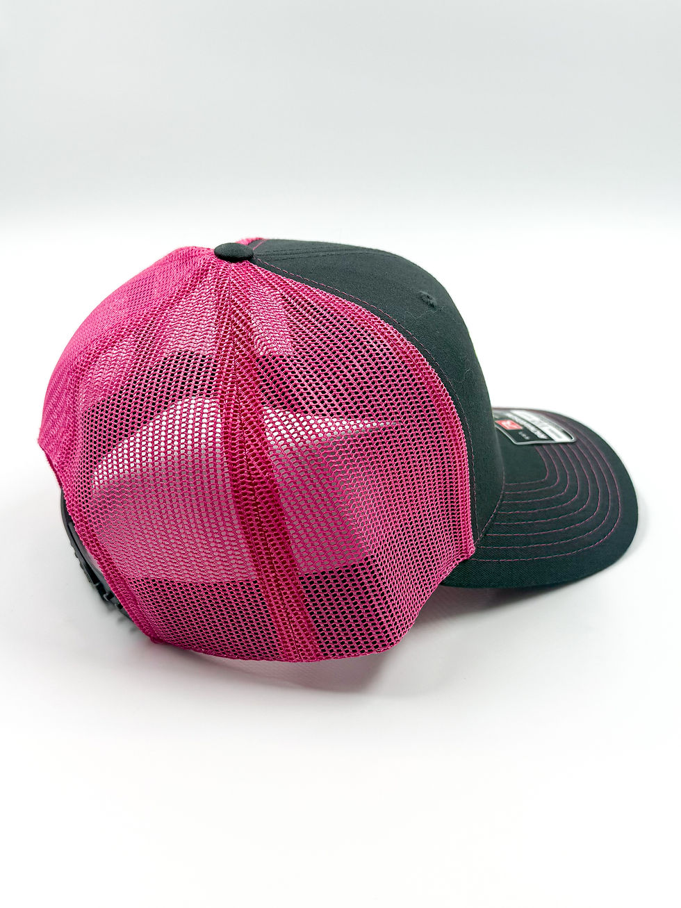 Thumbnail: Fast Track Racing Snapback Hat – Charcoal/Pink