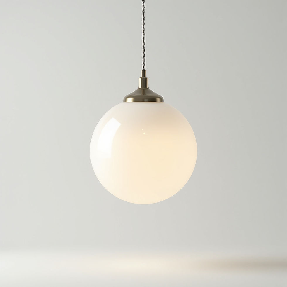 Glass Globe Pendent