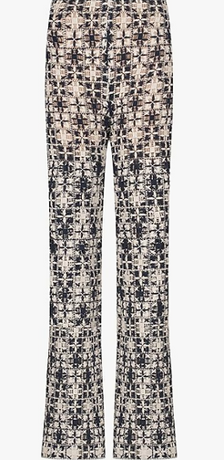 Silvia Tcherassi Joan Pant, designed with a high waist, wide-leg silhouette, and fluid drape, offering refined elegance and comfort in a contemporary resort-ready look.