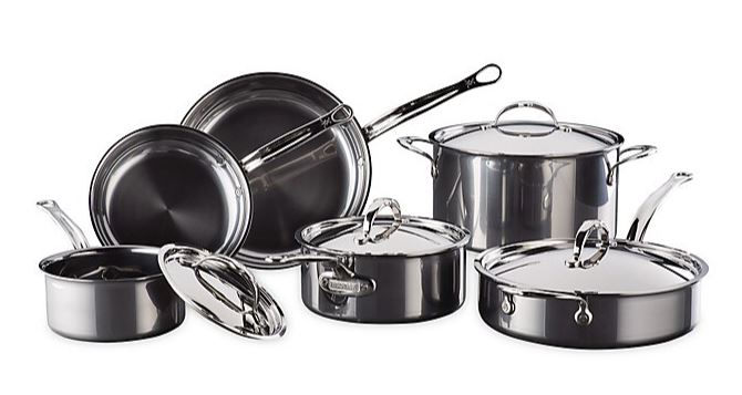 Hestan Nanobond Stainless Steel Cookware Set