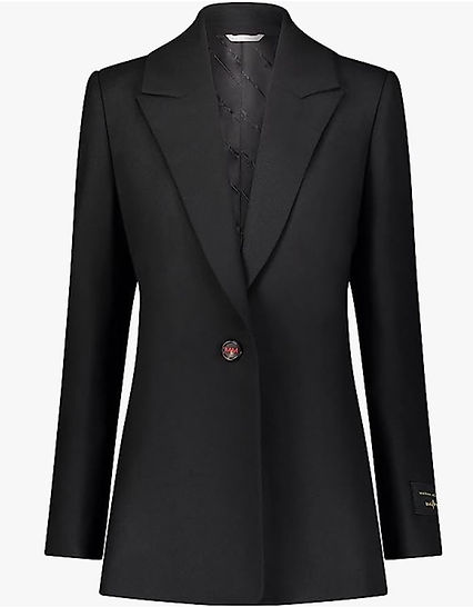 Marina Moscone - Slim Boyfriend Blazer, Black