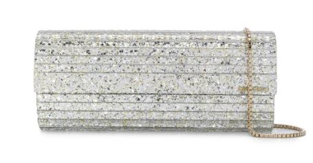 Jimmy Choo Sweetie glitter clutch