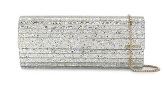 Jimmy Choo Sweetie glitter clutch