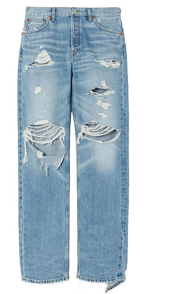 Re-Done - Loose Fit Ripped Jeans