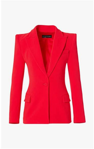 Sergio Hudson - Single Breasted Red Blazer