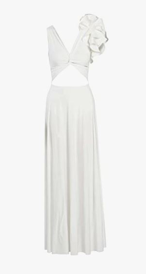 Maygel Coronel - Blanca Bodydress