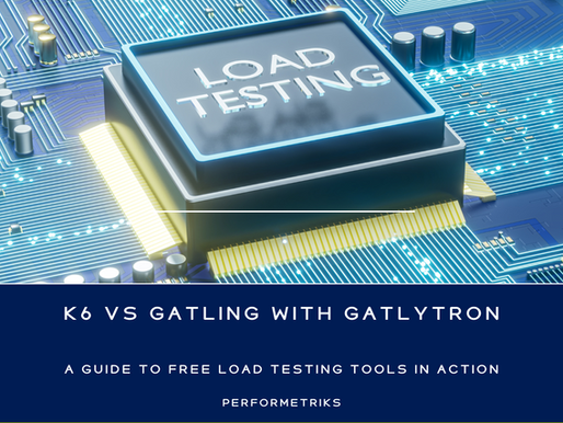 load testing button with a text k6 vs gatling with Gatlytron