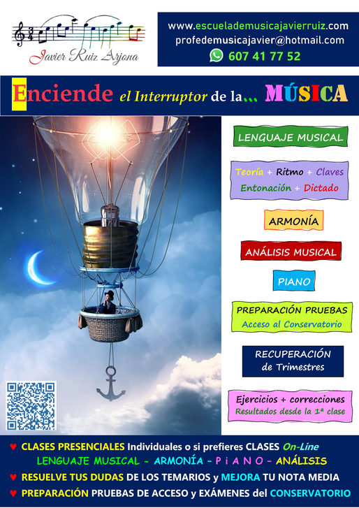 Enciende el interruptor de la... Música