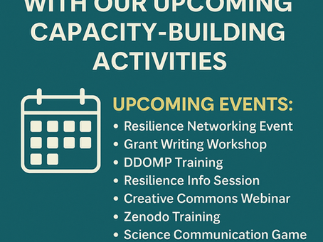 Improve Your Skills with Our Upcoming Capacity-Building Activities!