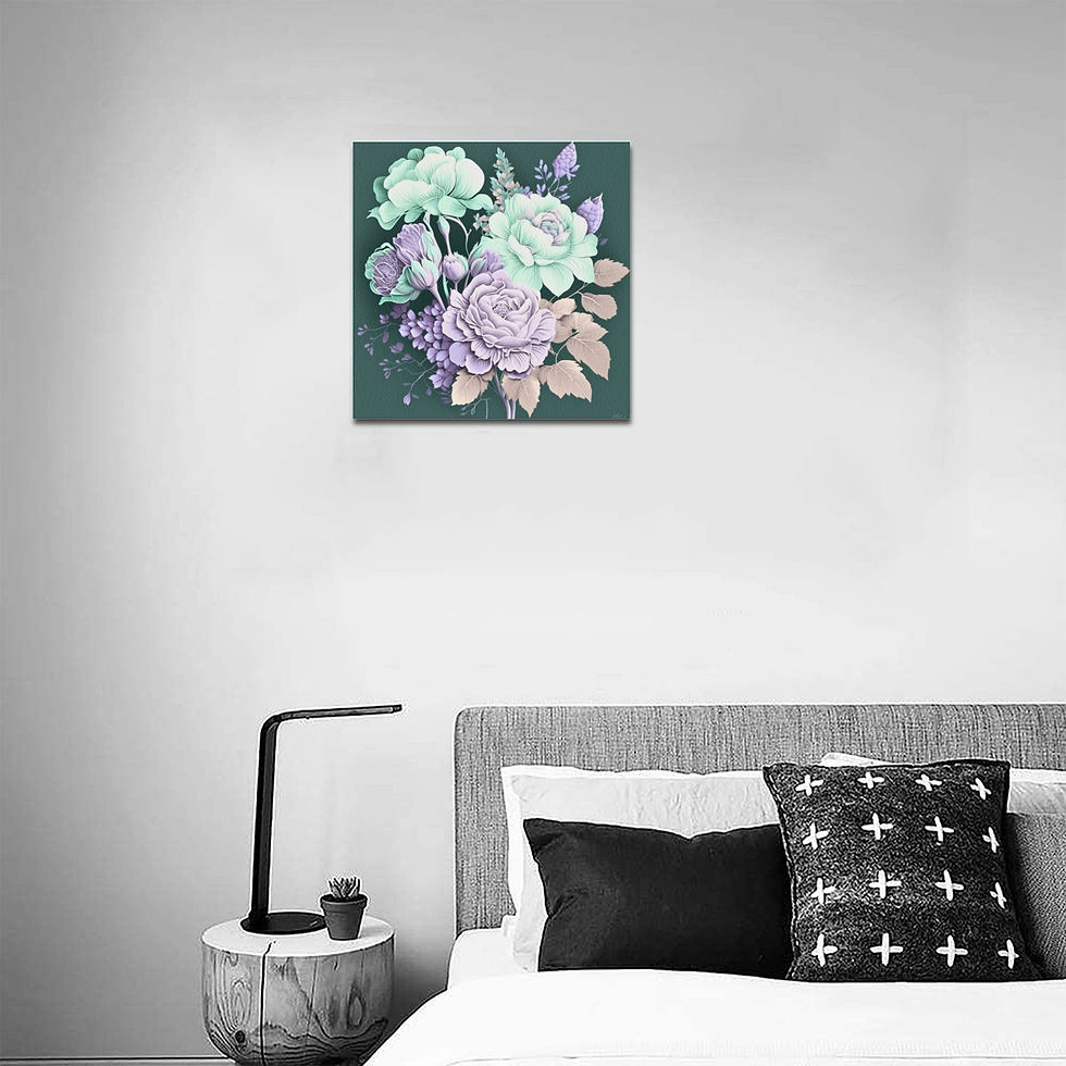 Thumbnail: April Showers bring May Flowers Upgraded Canvas Print 16"x16"