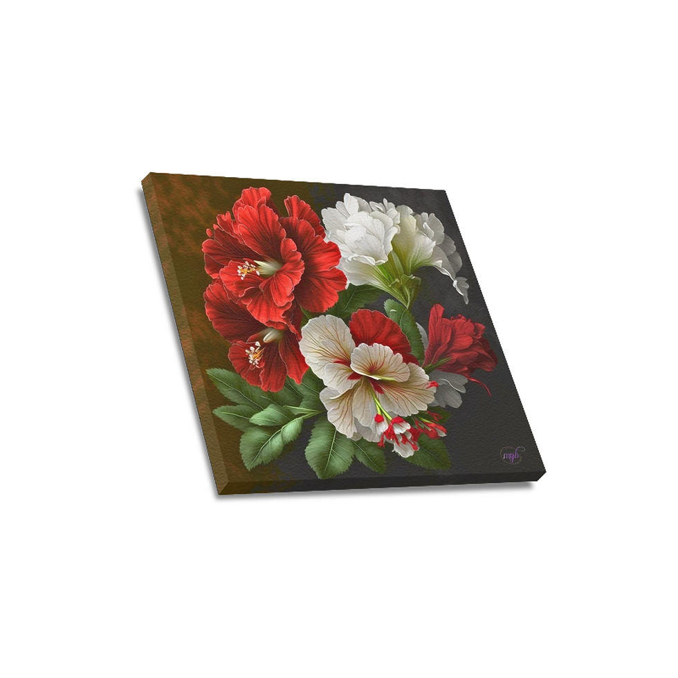 Thumbnail: April Showers bring May Flowers Upgraded Canvas Print 16"x16"