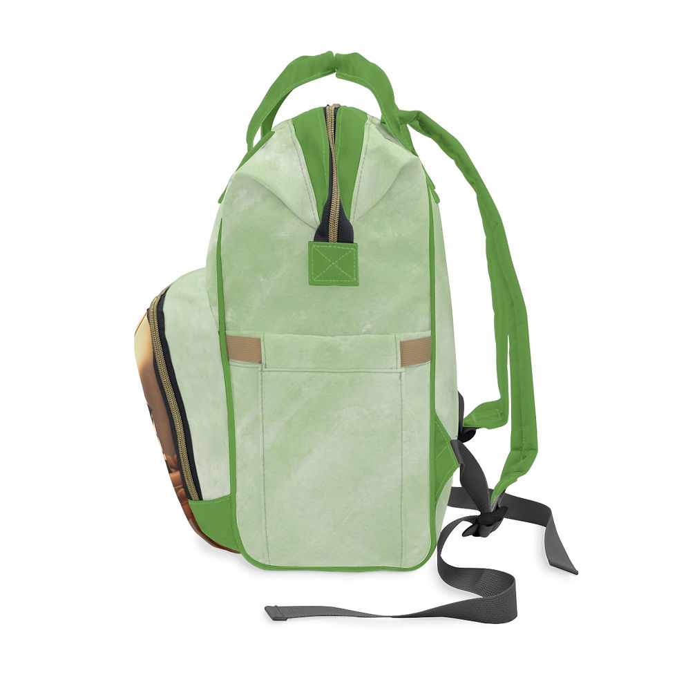 Thumbnail: Cute as a Button Collection: "Schuyler" - Multifunctional Diaper Backpack