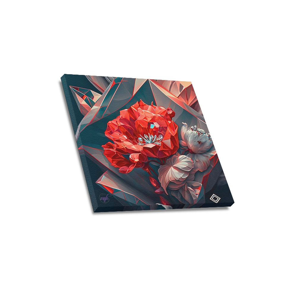 Thumbnail: April Showers bring May Flowers Upgraded Canvas Print 16"x16"
