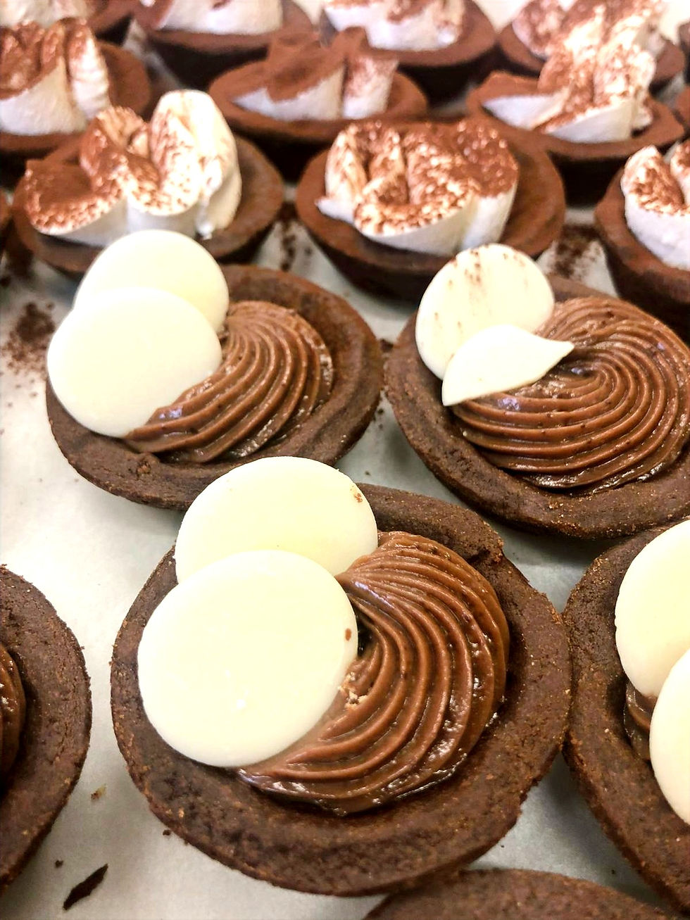 Crostatine al cioccolato