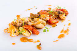 Paguri con pomodorino infornato