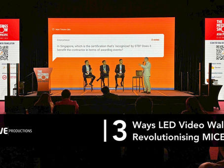 3 Ways LED Video Walls Are Revolutionising MICE Events