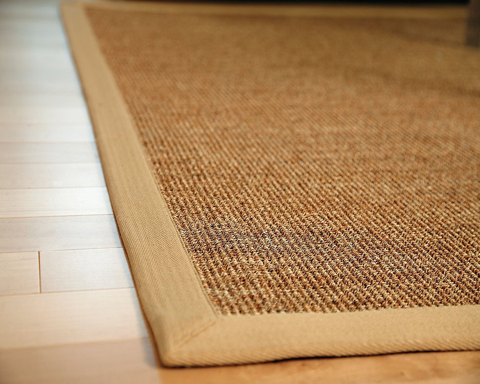 Alfombra sisal natural oscuro