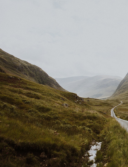 down the valley