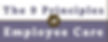 Logo Reads: The Nine Principles of Employee Care