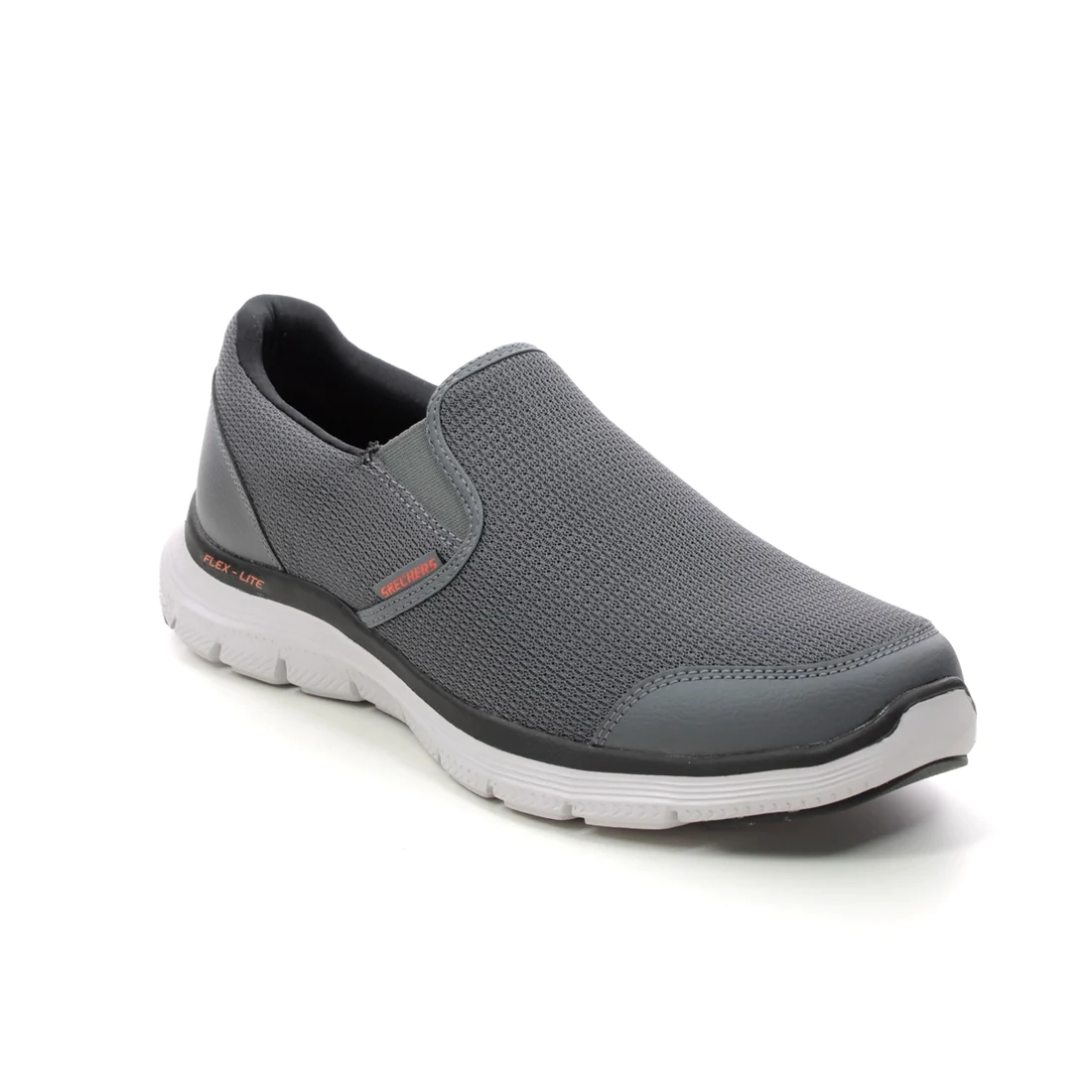 Tenis Hombre Skechers Tubular Flex Advantage Gris Con Negro Blanco - 232230-CCOR