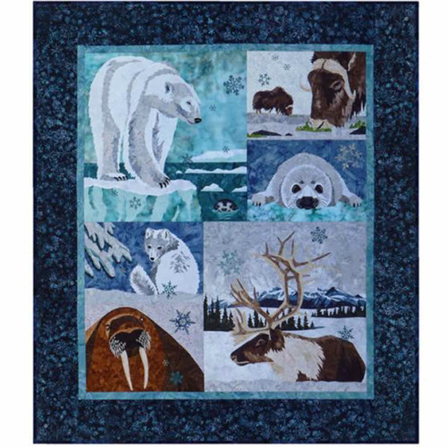 WF Alaskan Arctic Six Block Quilt Kit Cabin Fever Alaska