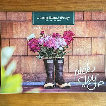 2024 Alaska Peony Wall Calendar