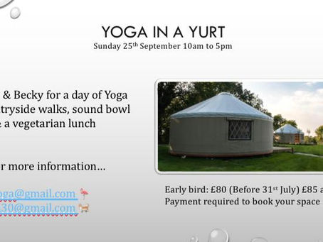 Yoga in the Yurt