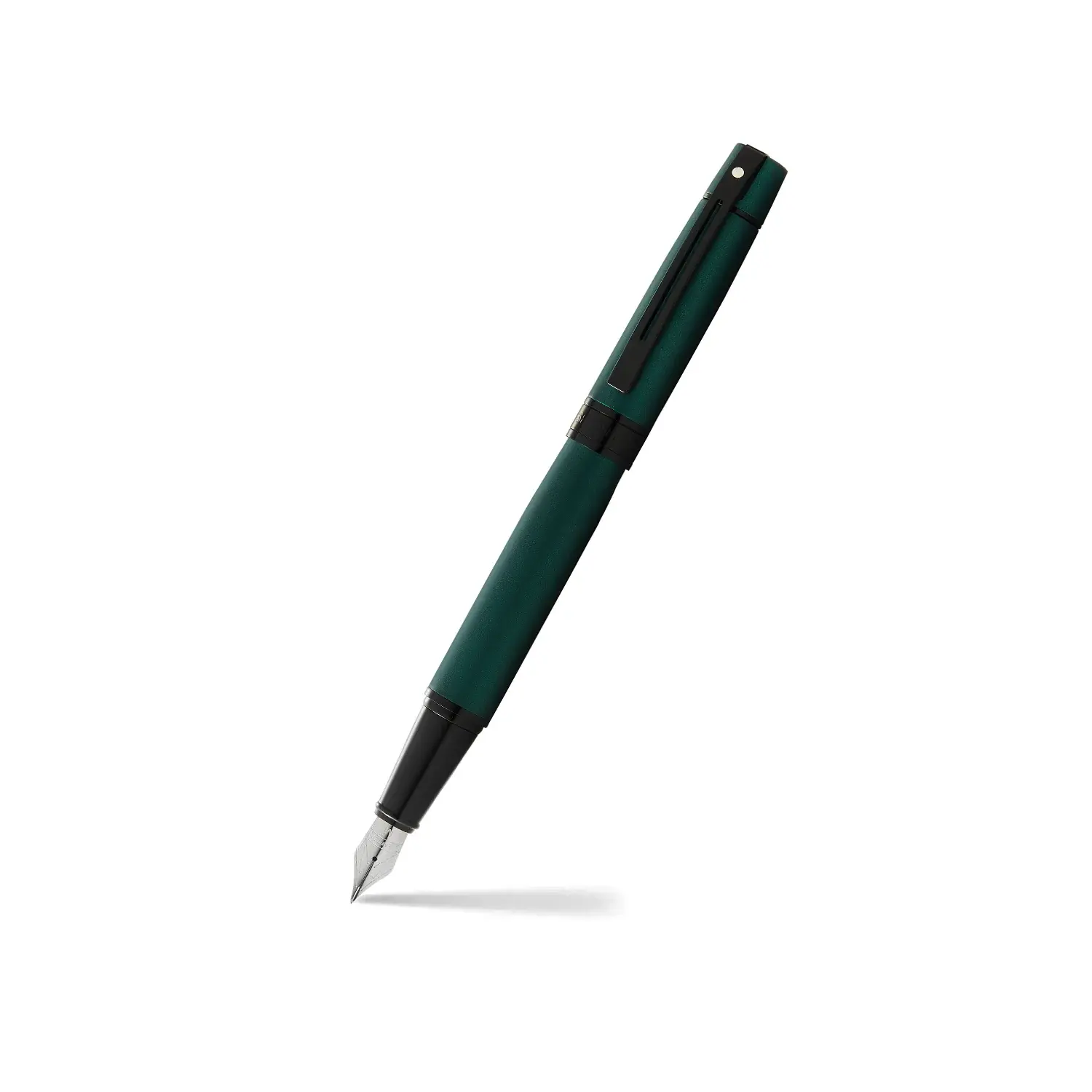 Sheaffer 300 E9345 Matte Green With Black Trims M  FP