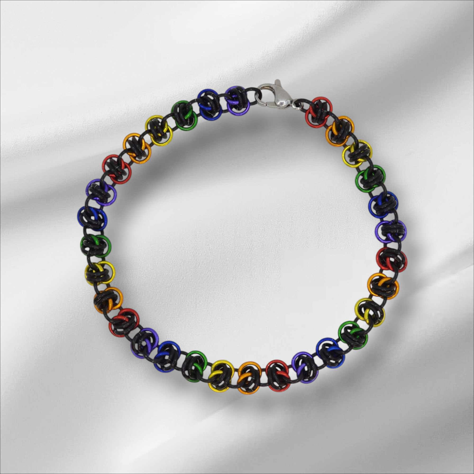 Midnyte Rainbow Barrel Bracelet